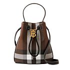 Burberry Mini TB Bucket Bag Coffee