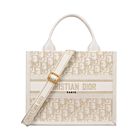 Christian Dior Small Dior Book Tote Cream