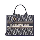 Christian Dior Medium Dior Book Tote Dark Blue