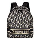 Christian Dior Diortravel Backpack Dark Blue