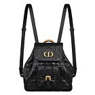 Christian Dior Small Dior Caro Backpack Black