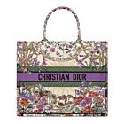 Christian Dior Large Dior Book Tote Purple