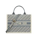 Christian Dior Book Tote Medium Blue
