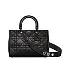 Christian Dior Medium Lady D-Sire My ABCDior Bag Black