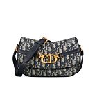 Christian Dior Small CD Besace Bag Dark Blue