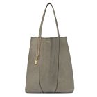 Chloe Large Chloe Spin Tote Bag In Grained Leather 