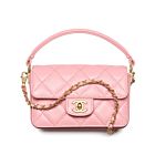 Chanel Mini Flap Bag with Top Handle AS5164 Pink