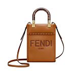 Fendi Mini Sunshine Shopper 8BS051 Coffee