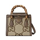 Gucci Diana Jumbo GG Mini Tote Bag 655661 Dark Coffee