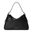 Gucci GG Emblem Medium Shoulder Bag 815217 Black