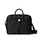 Gucci Medium Briefcase With Web 816757 Black