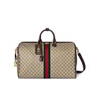 Gucci Savoy Large Duffle Bag Dark Coffee