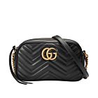Gucci GG Marmont Matelasse Shoulder Bag 447632 Black