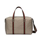 Gucci Maxi Duffle Bag With Web 760152 Dark Coffee