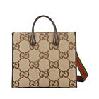 Gucci Tote bag with jumbo GG 678839 Dark Coffee