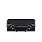 Givenchy Voyou Roller Bag In Grained Leather Black