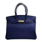 Hermes Birkin 35 Epsom Leather Paon Phw 