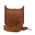 Hermes Tan Evelyne Shoulder Togo III PM Bag