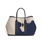 Hermes Garden Party 36 Voyage Bag Dark Blue