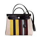 Hermes Herbag Zip 31 Laquered Bag Cream