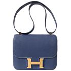 Hermes Epsom Constance 24cm Gold Hardware 