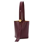 Loewe Medium Pebble Bucket Bag In Mellow Calfskin 