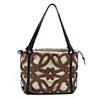 Loewe Small Anagram Cut-out Tote In Calfskin