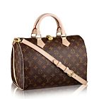Louis Vuitton monogram speedy M40391 Brown