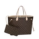 Louis Vuitton Monogram Neverfull M40990 Brown 