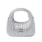 Miumiu Wander Matelasse Nappa Leather Hobo Bag 