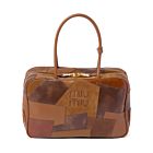 Miumiu Leather Patchwork Beau bag Coffee