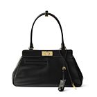 Prada Medium Leather Tote Bag 1BG569 Black