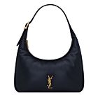 Saint Laurent Calypso Mini Hobo In Plunged Lambskin 791484 Black