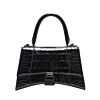 Balenciaga Hourglass XS Top Handle Bag Black