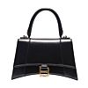 Balenciaga Hourglass Small Top Handle Bag Black