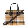 Burberry Banner Small Vintage Check Tote Bag Black