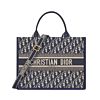Christian Dior Medium Dior Book Tote Dark Blue