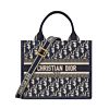 Christian Dior Small Dior Book Tote Dark Blue