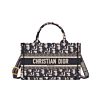 Christian Dior Mini Dior Book Tote With Strap Dark Blue