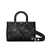 Christian Dior Medium Lady D-Sire My ABCDior Bag Black