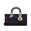 Christian Dior Medium Lady D-Joy Bag Dark Blue