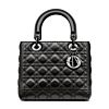 Christian Dior Medium Lady Dior Bag Black