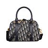 Christian Dior Medium D-Vibe Bowling Bag Dark Blue