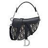 Christian Dior Mini Saddle Bag with Strap Dark Blue