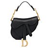 Christian Dior Micro Saddle Bag Black