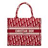 Christian Dior Small Dior Book Tote Red