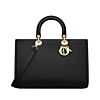 Christian Dior Large Lady D-Sire Bag Black