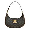 Celine Ava Triomphe Medium Bag With Logo Print 114492 Coffee