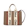 Chloe Small Woody Tote Bag With Strap Apricot