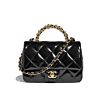Chanel Mini Flap Bag With Top Handle AS5032 Black